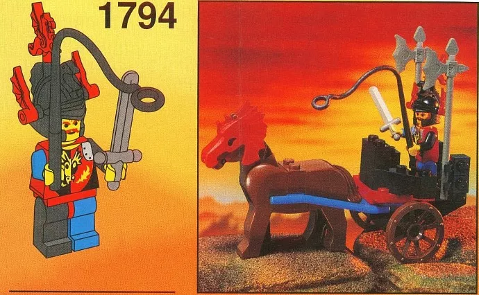 Set LEGO Castle 1794 Dragon Master Chariot