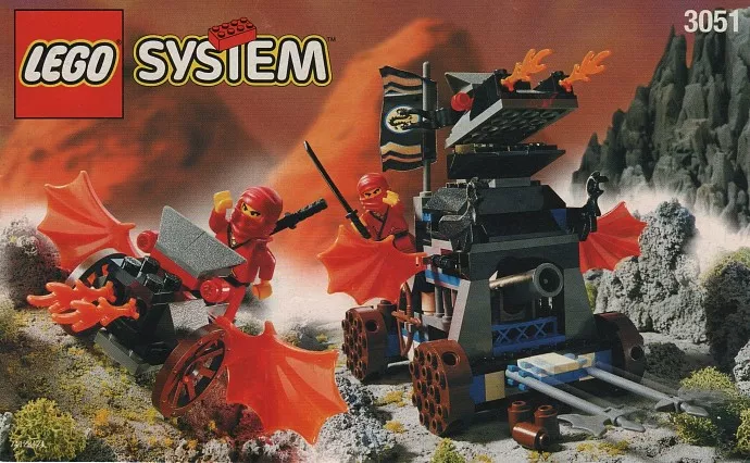 Set LEGO Castle 3051 Blaze Attack