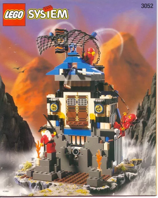 Set LEGO Castle 3052 Ninja Fire Fortress