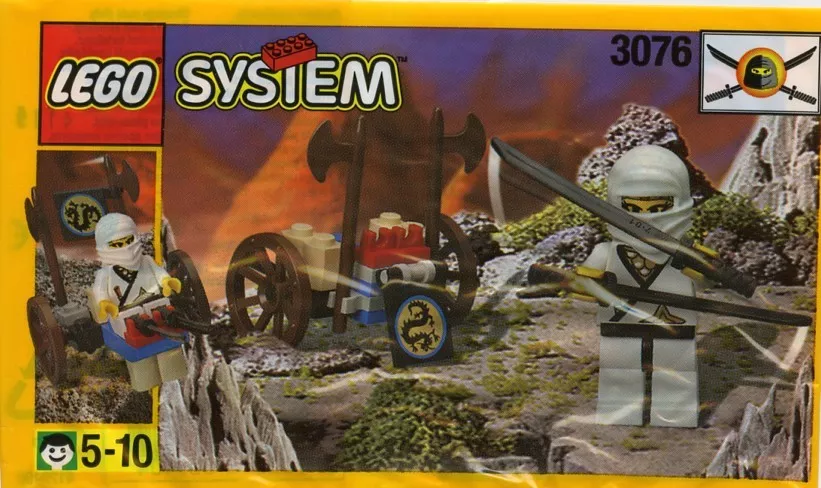 Set LEGO Castle 3076 White Ninja's Tank