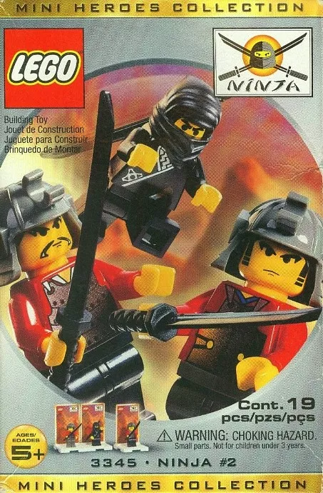 Set LEGO Castle 3345 Three Minifig Pack - Ninja #2