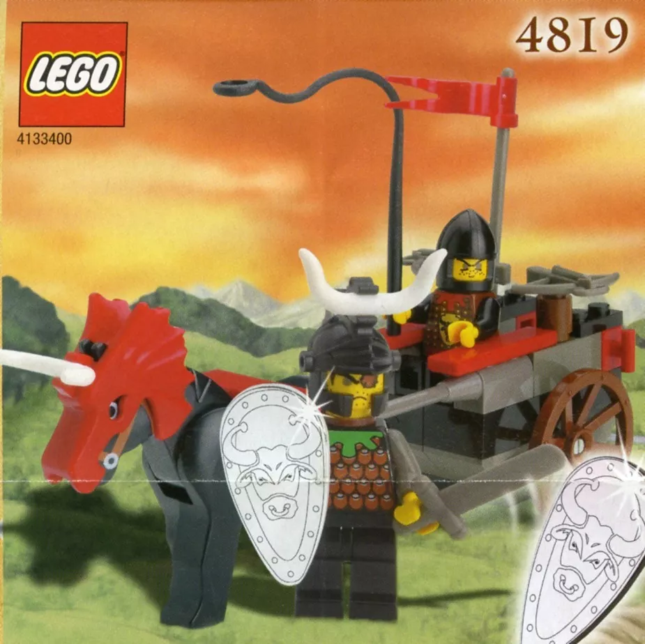 Set LEGO Castle 4819 Bulls' Attack Wagon