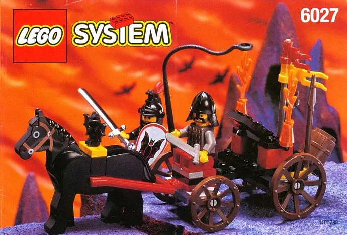 Set LEGO Castle 6027 Bat Lord's Catapult