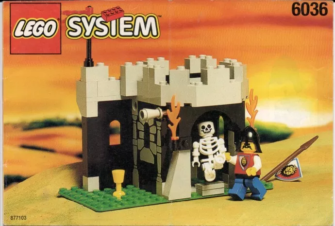 Set LEGO Castle 6036 Skeleton Surprise