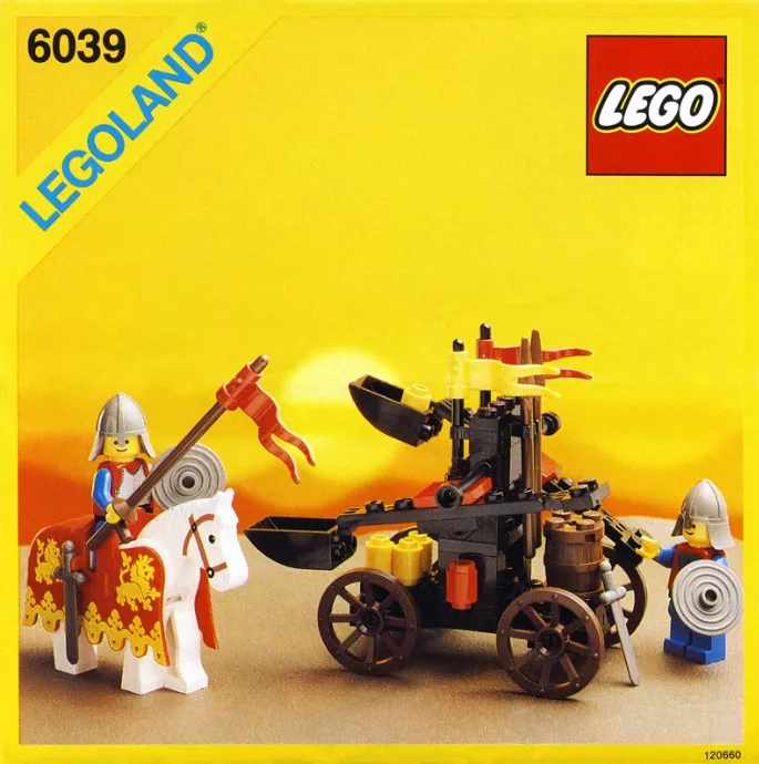 Set LEGO Castle 6039 Twin-Arm Launcher