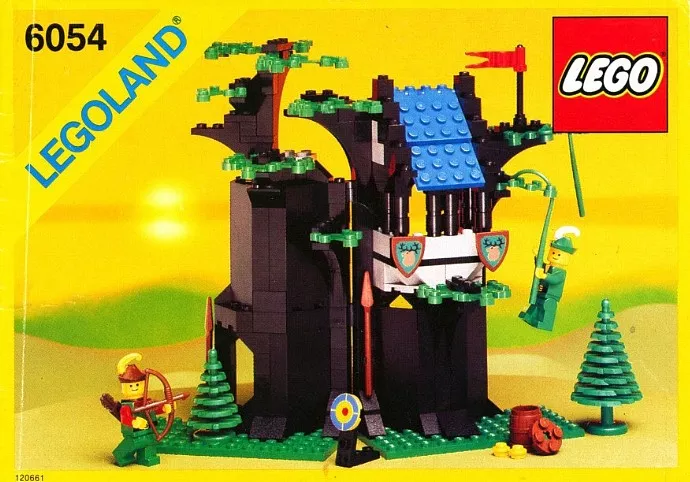 Set LEGO Castle 6054 Forestmen's Hideout
