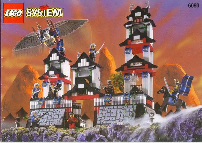 Set LEGO Castle 6093 Flying Ninja Fortress