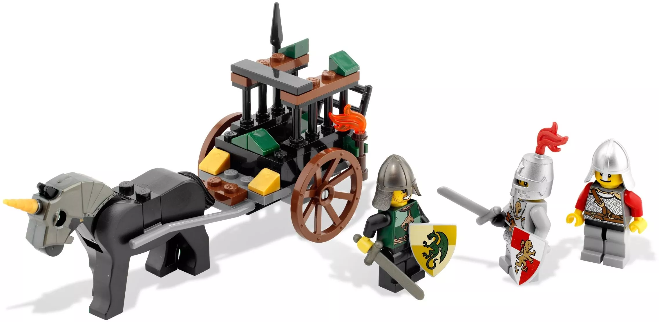 Set LEGO Castle 7949 Prison Carriage Rescue