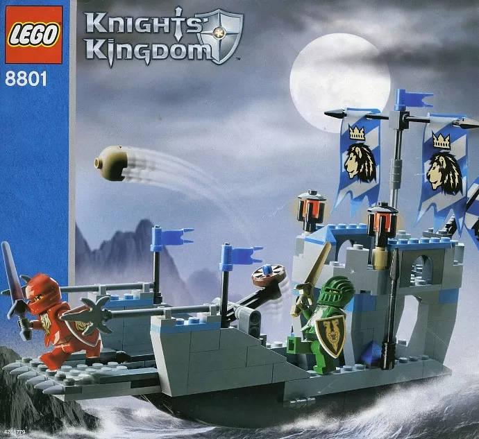 Set LEGO Castle 8801 Knights' Attack Barge