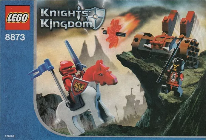 Set LEGO Castle 8873 Fireball Catapult