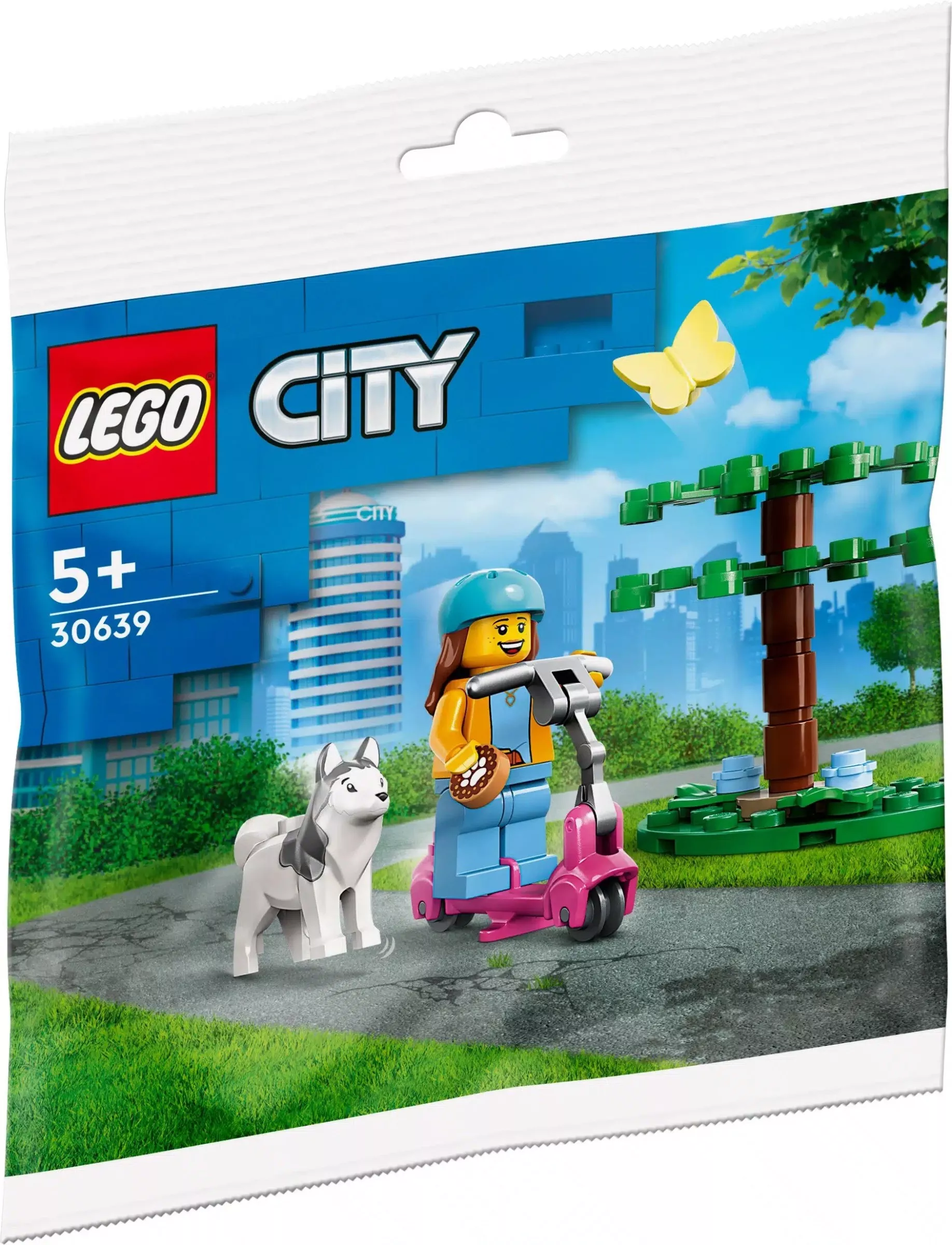 Set LEGO City 30639 Dog Park and Scooter