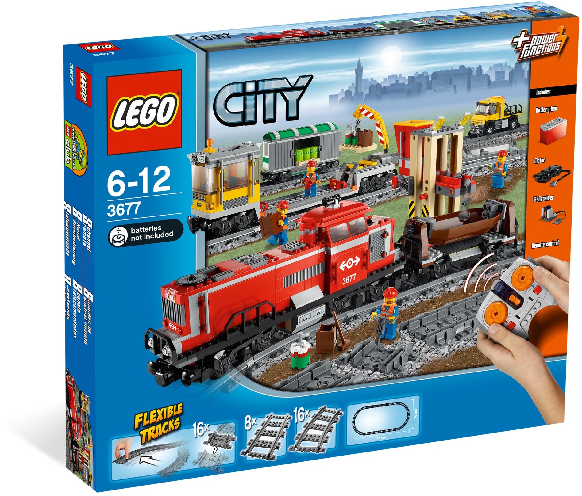 Lego 3677 Red Cargo Train - Lego City set for sale best price