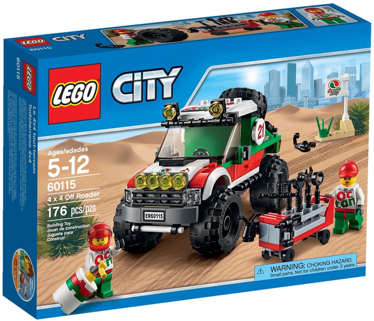 LEGO City 60327 pas cher, La remorque à chevaux
