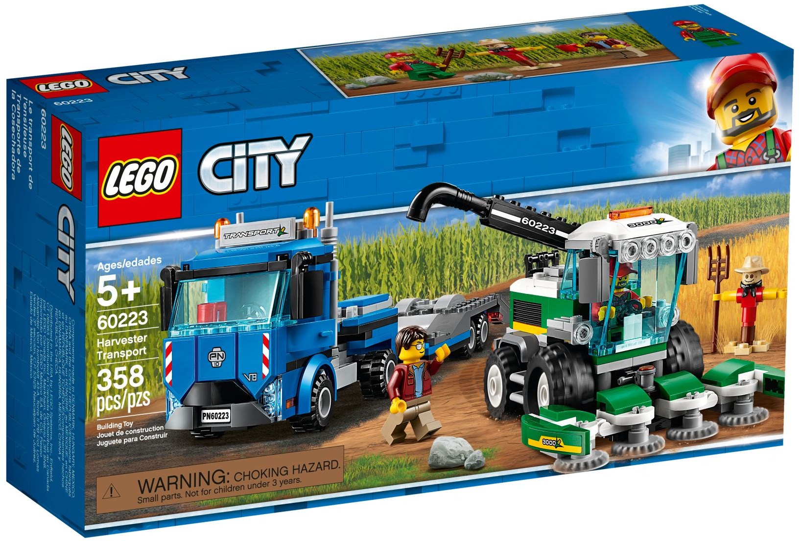 LEGO City 60327 pas cher, La remorque à chevaux