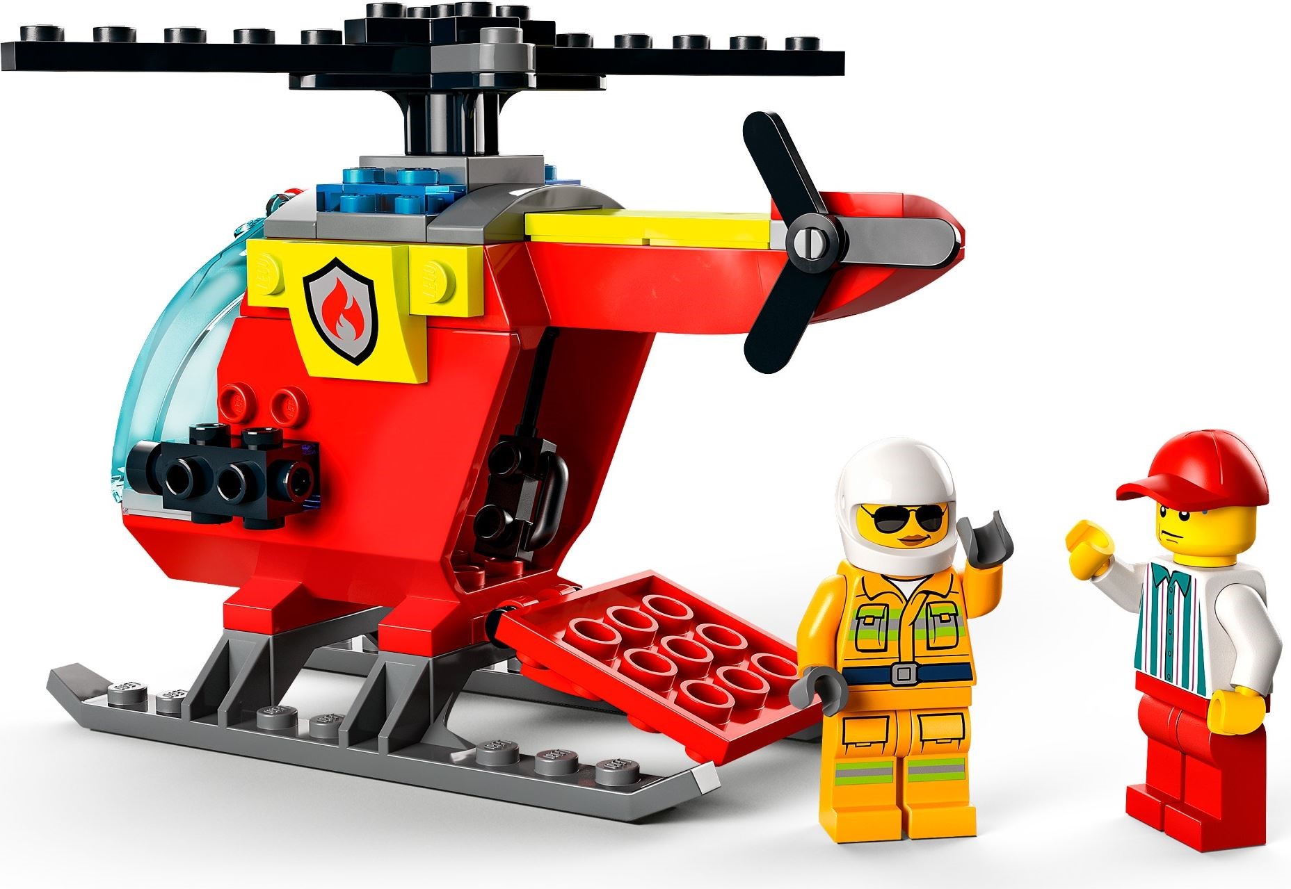 LEGO City Set 60318 Fire Helicopter best Price Deals Temple Of Bricks