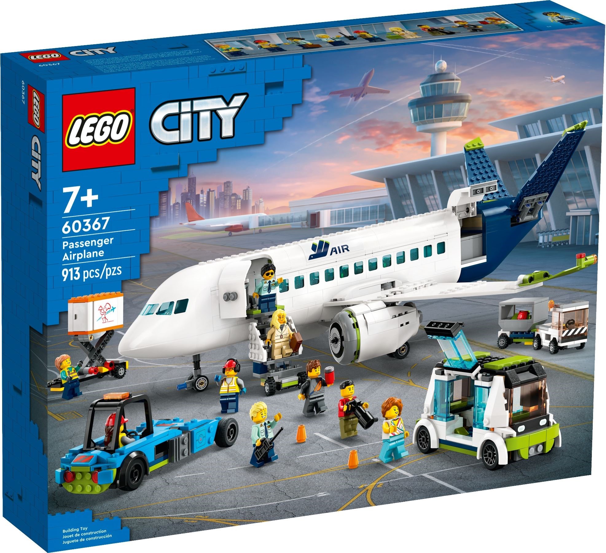 LEGO City Set 60367 Passenger Airplane best Price Deals Temple Of 