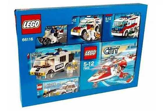 Set LEGO City 66116 City Emergency Service Vehicles (Multipack)