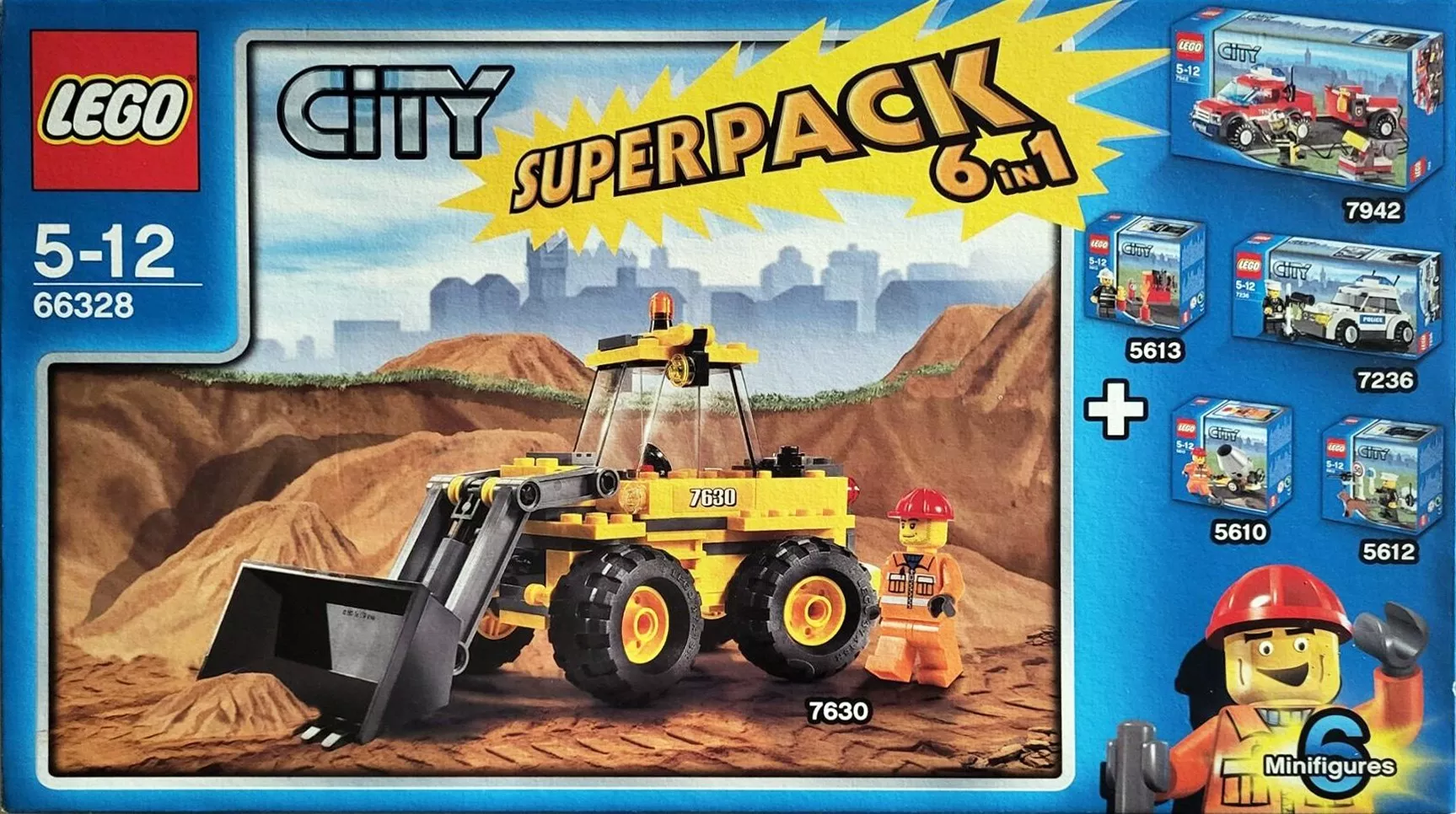 Set LEGO City 66328 City Super Pack 6 in 1