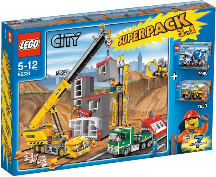 Set LEGO City 66331 City Super Pack 3 in 1