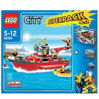 Set LEGO City 66360 City Super Pack 4 in 1