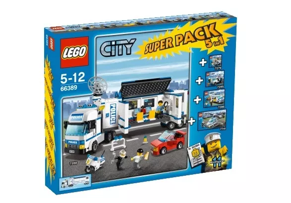 Set LEGO City 66389 City Police Super Pack 5 in 1