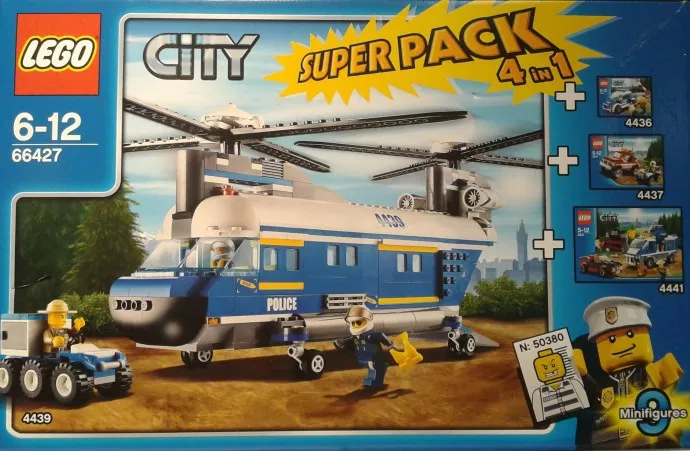 Set LEGO City 66427 City Police Super Pack 4-in-1
