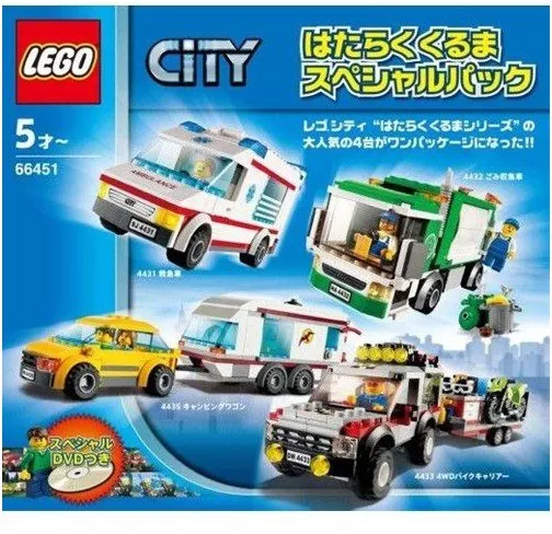 Set LEGO City 66451 City Traffic Super Pack 4-in-1