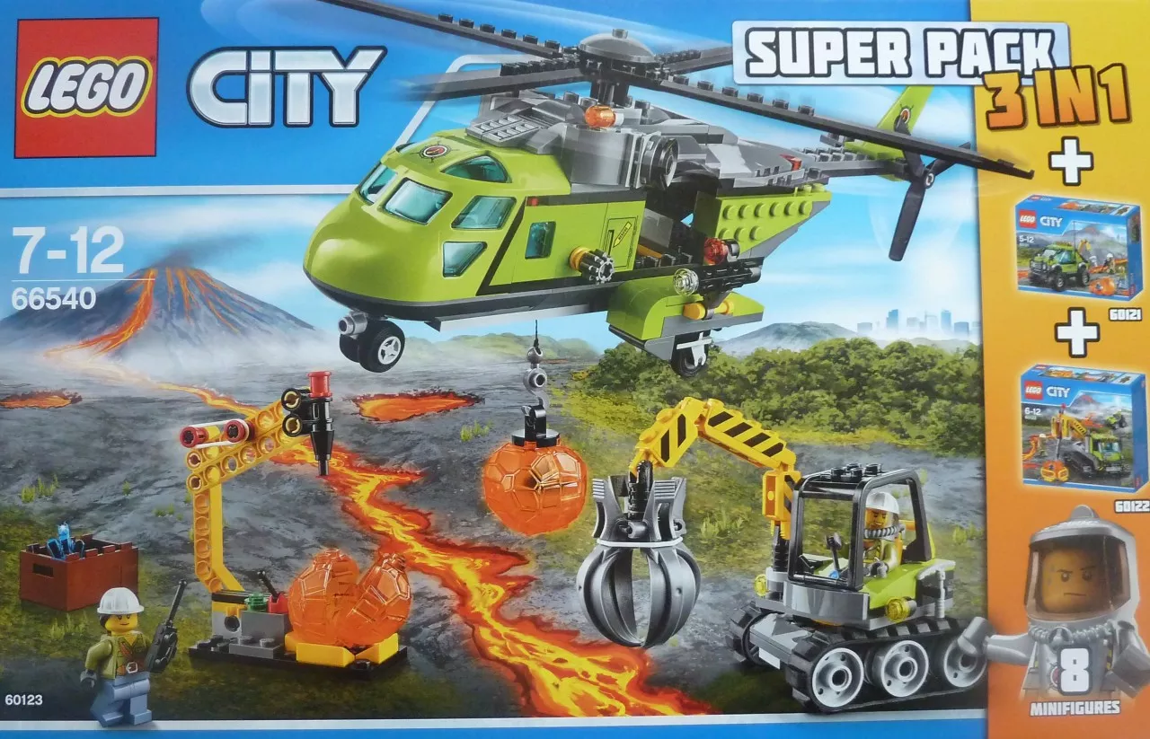 Set LEGO City 66540 City Volcano Value Pack