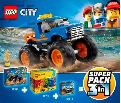 Set LEGO City 66615 Super Pack 3-in-1