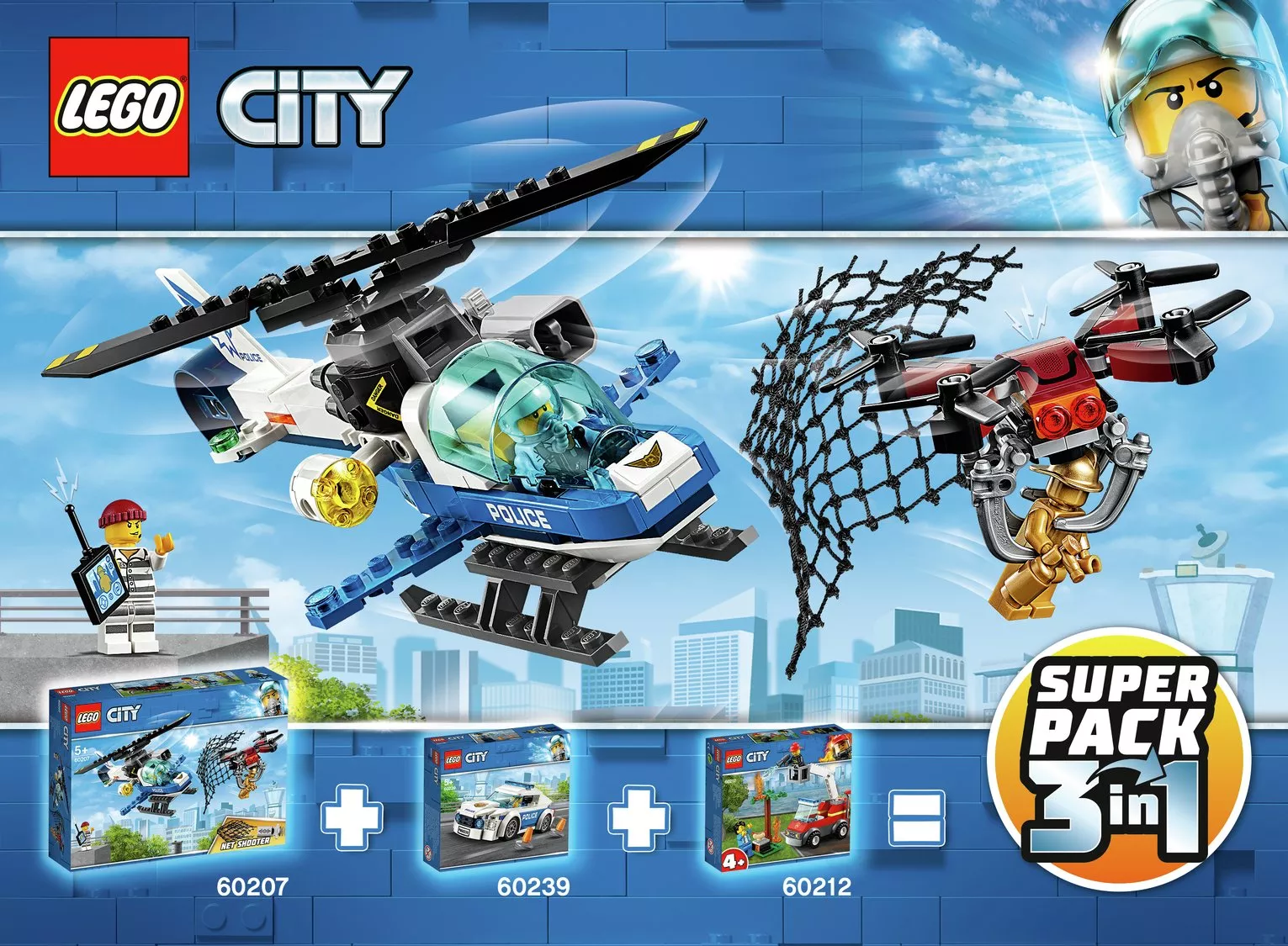 Set LEGO City 66619 Super Pack 3-in-1