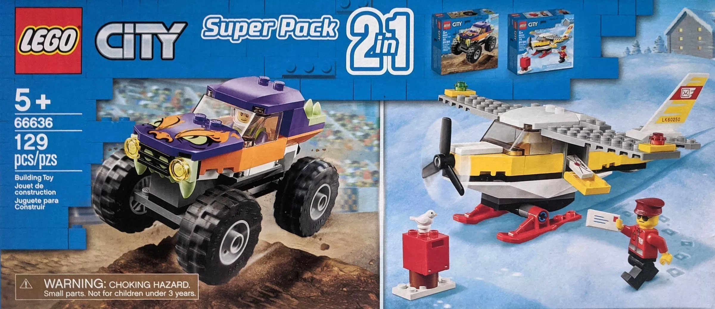 Set LEGO City 66636 City 2 in 1 pack