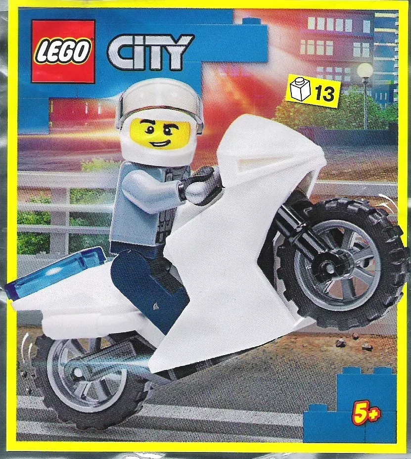 Set LEGO City 952103 Policeman and Motorcycle