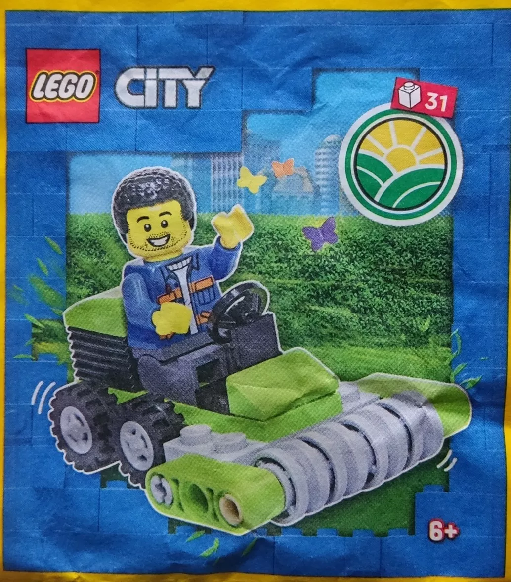 Set LEGO City 952303 Worker with Lawnmower