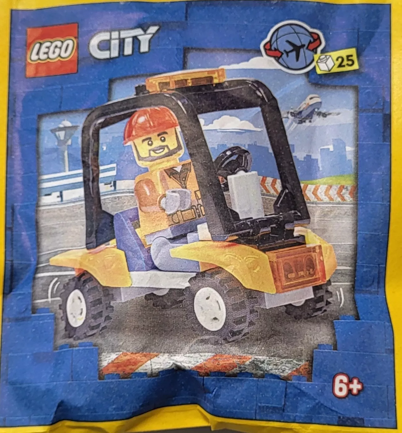 Set LEGO City 952306 Airport Worker with Service Car