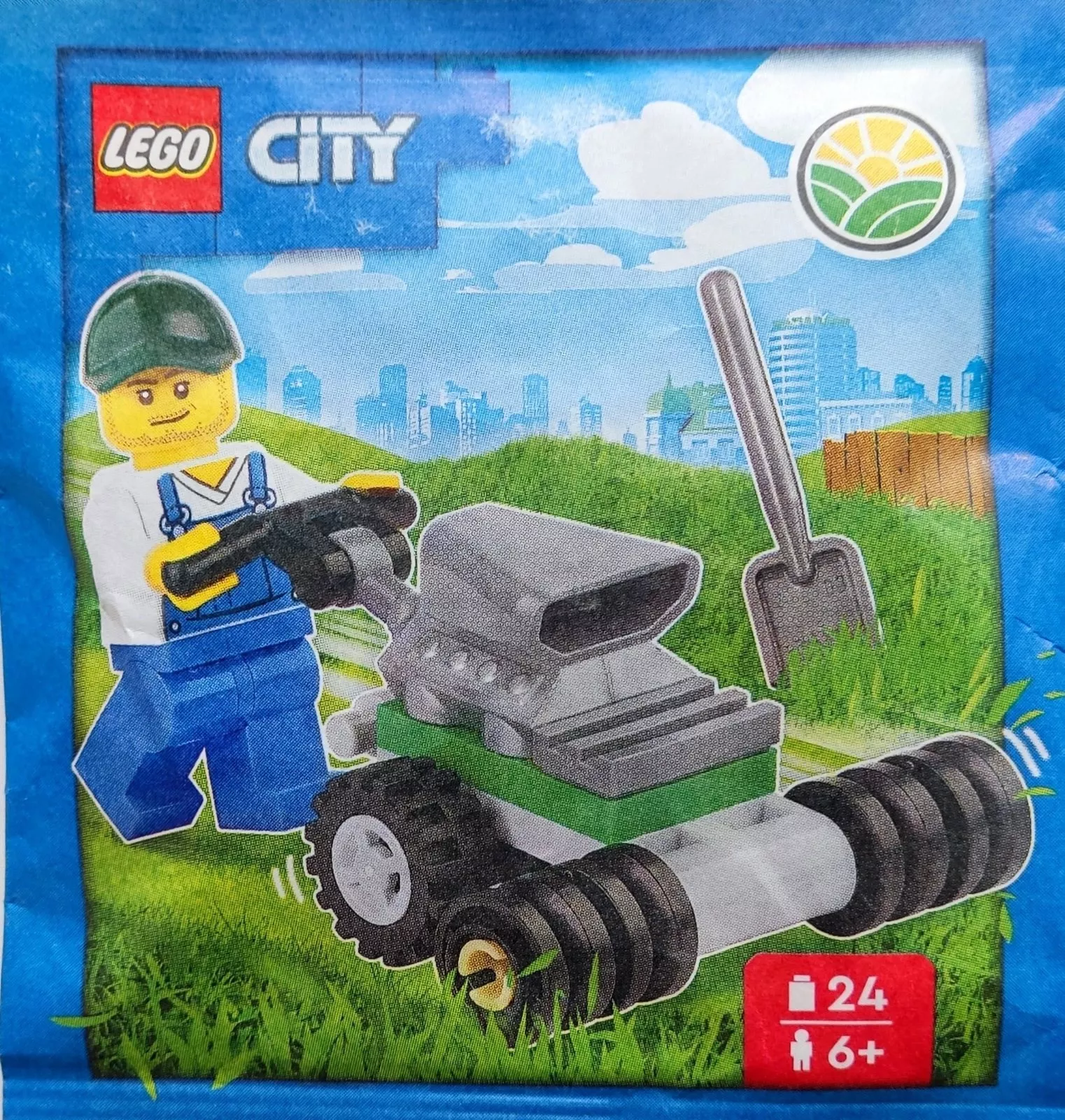 Set LEGO City 952404 Farmer with lawn mower