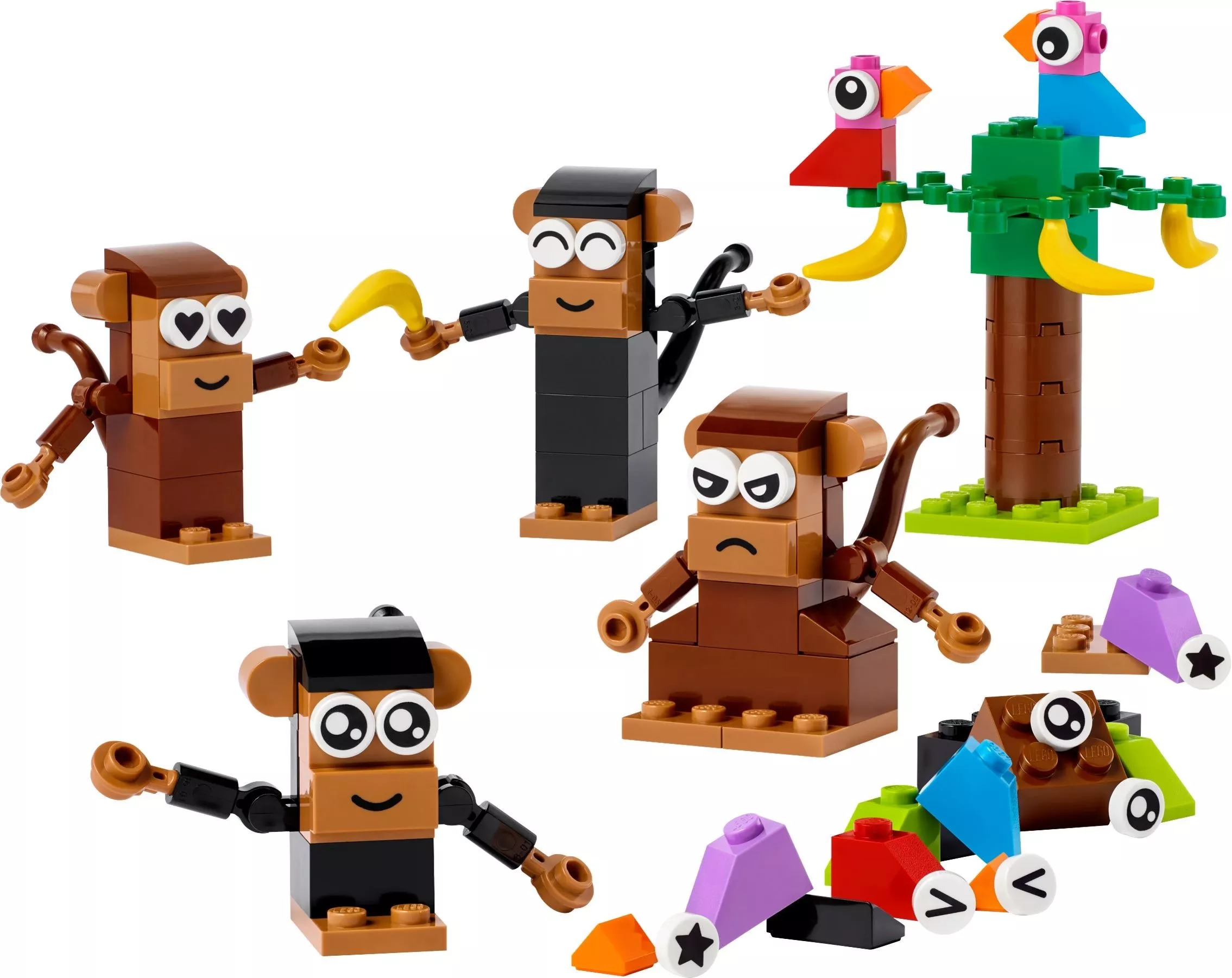 Set LEGO Classic 11031 Creative Monkey Fun