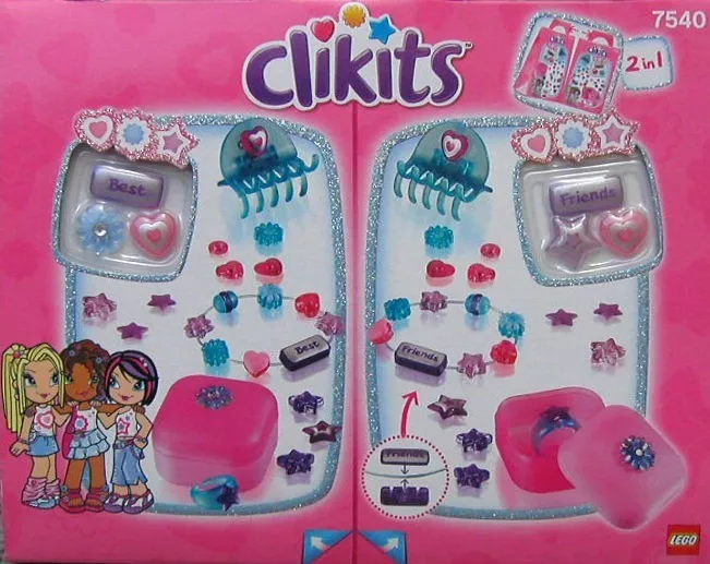 Set LEGO Clikits 7540 Friends 4-Ever Jewels & More