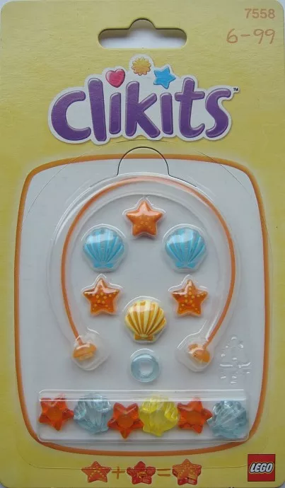 Set LEGO Clikits 7558 Shells and Starfish