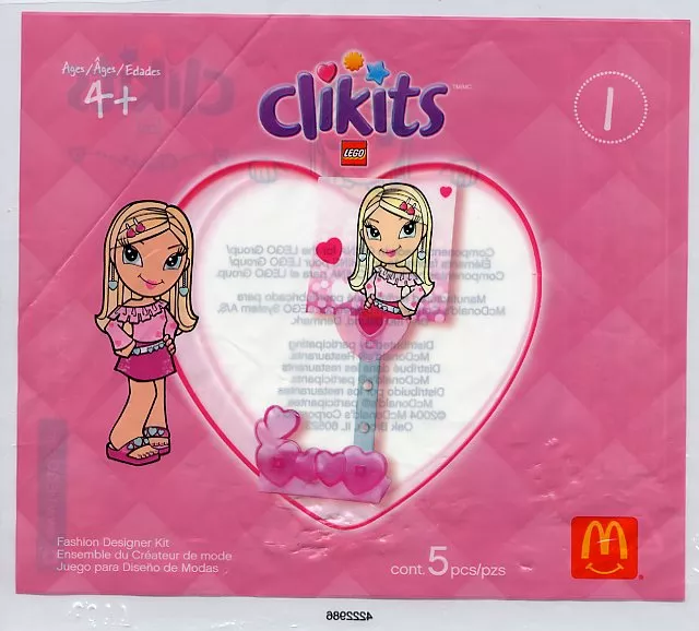 Set LEGO Clikits 7925 Clickits Fashion Design Kit A