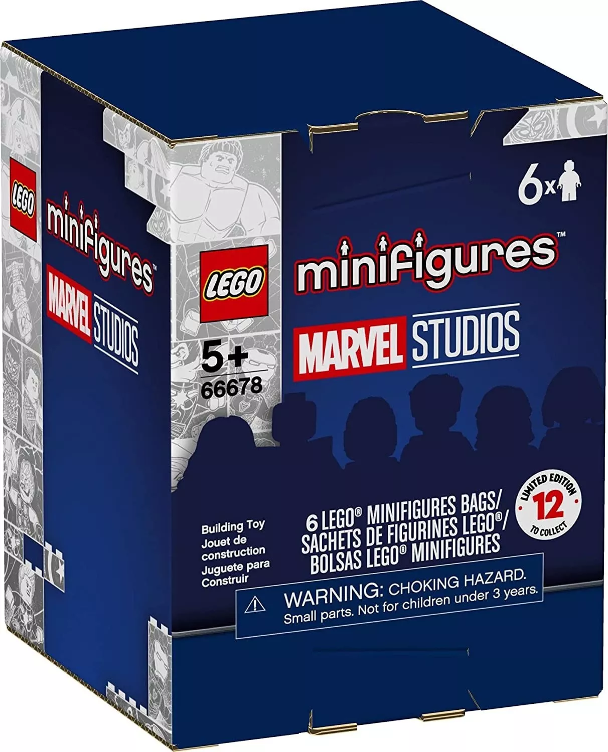 Set LEGO Collectable Minifigures 66678 LEGO Minifigures - Marvel Studios Series {Box of 6 random bags}