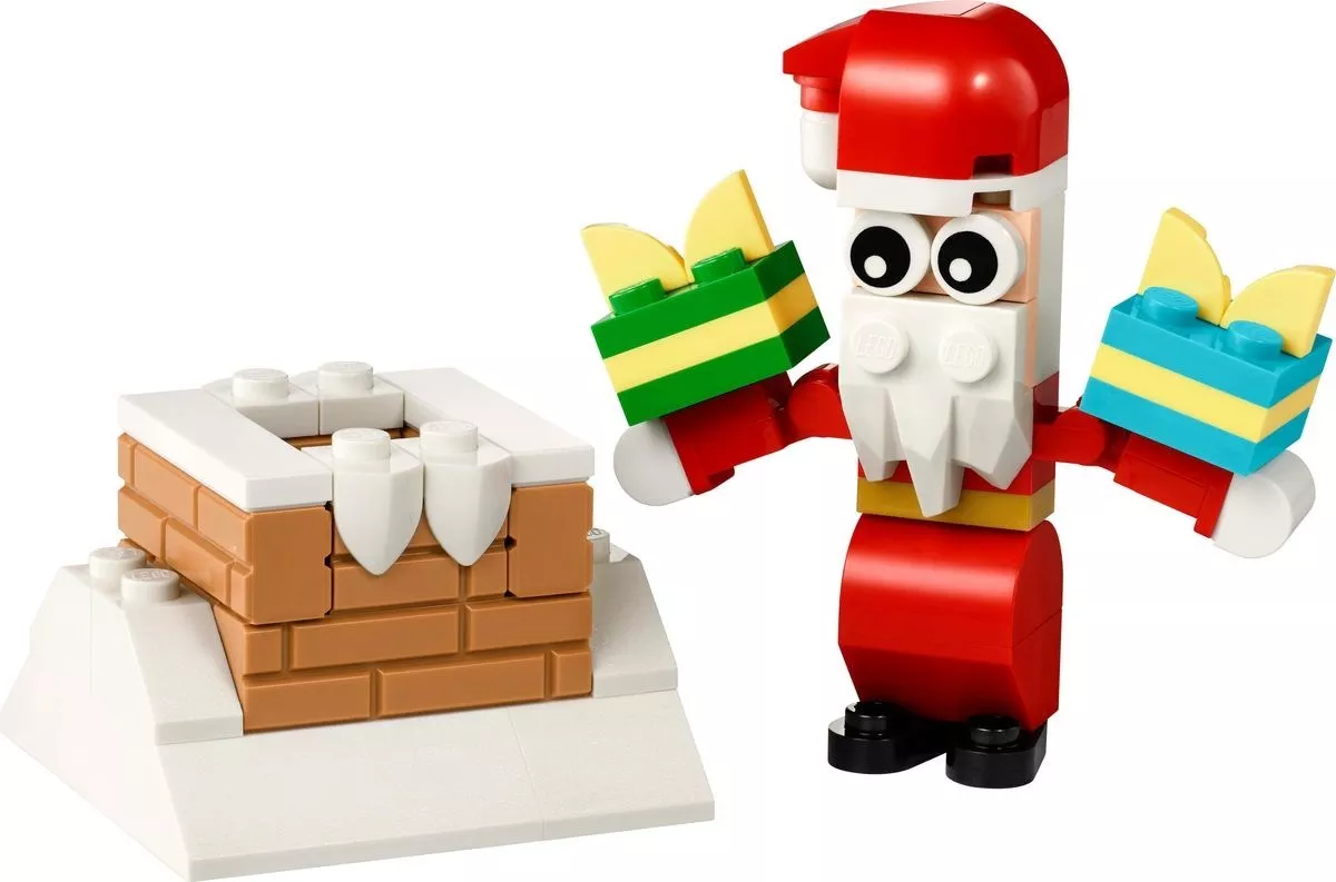 Set LEGO Creator 30692 Christmas Chimney Fun with Santa