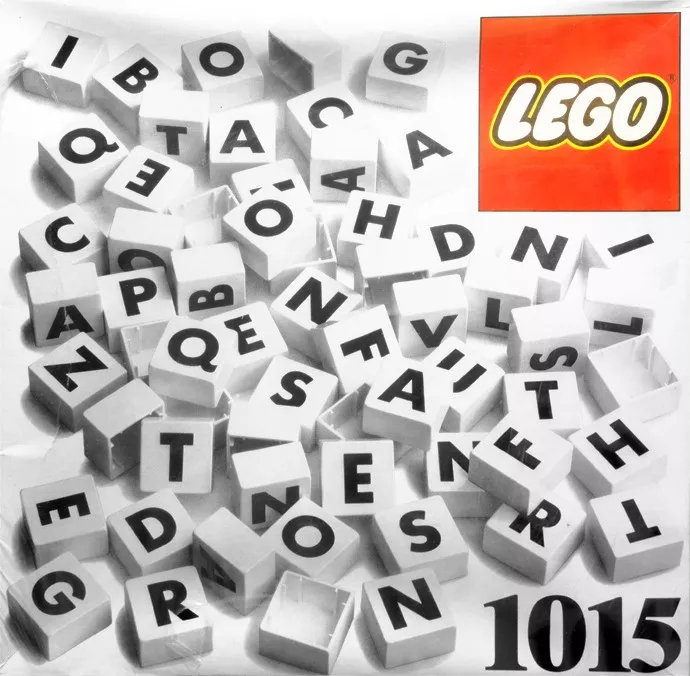 Set LEGO Dacta 1015 Letters Large