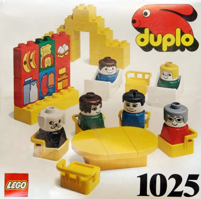 Set LEGO Dacta 1025 Figures and Furniture
