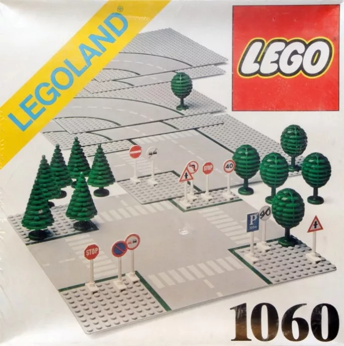 Set LEGO Dacta 1060 Road Plates and Signs
