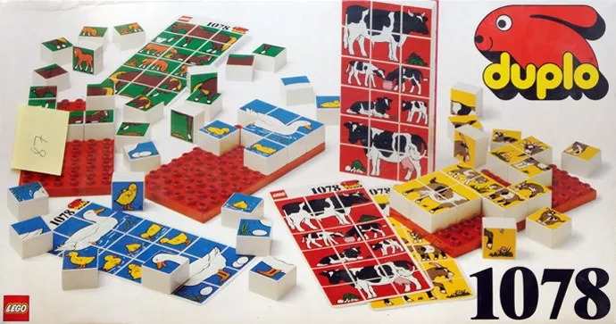 Set LEGO Dacta 1078 Animal Mosaic Puzzle