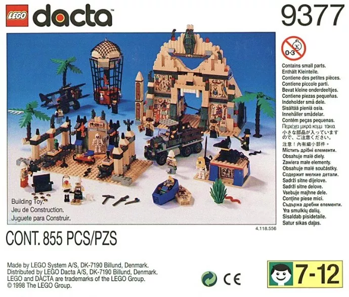Set LEGO Dacta 9377 Adventurers combined set