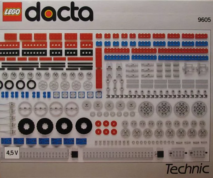 Set LEGO Dacta 9605 4.5V Technic Resource Set