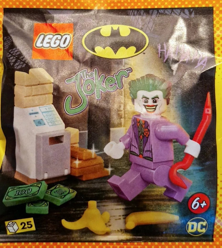 Set LEGO DC Comics Super Heroes 212405 The Joker and Cash Machine