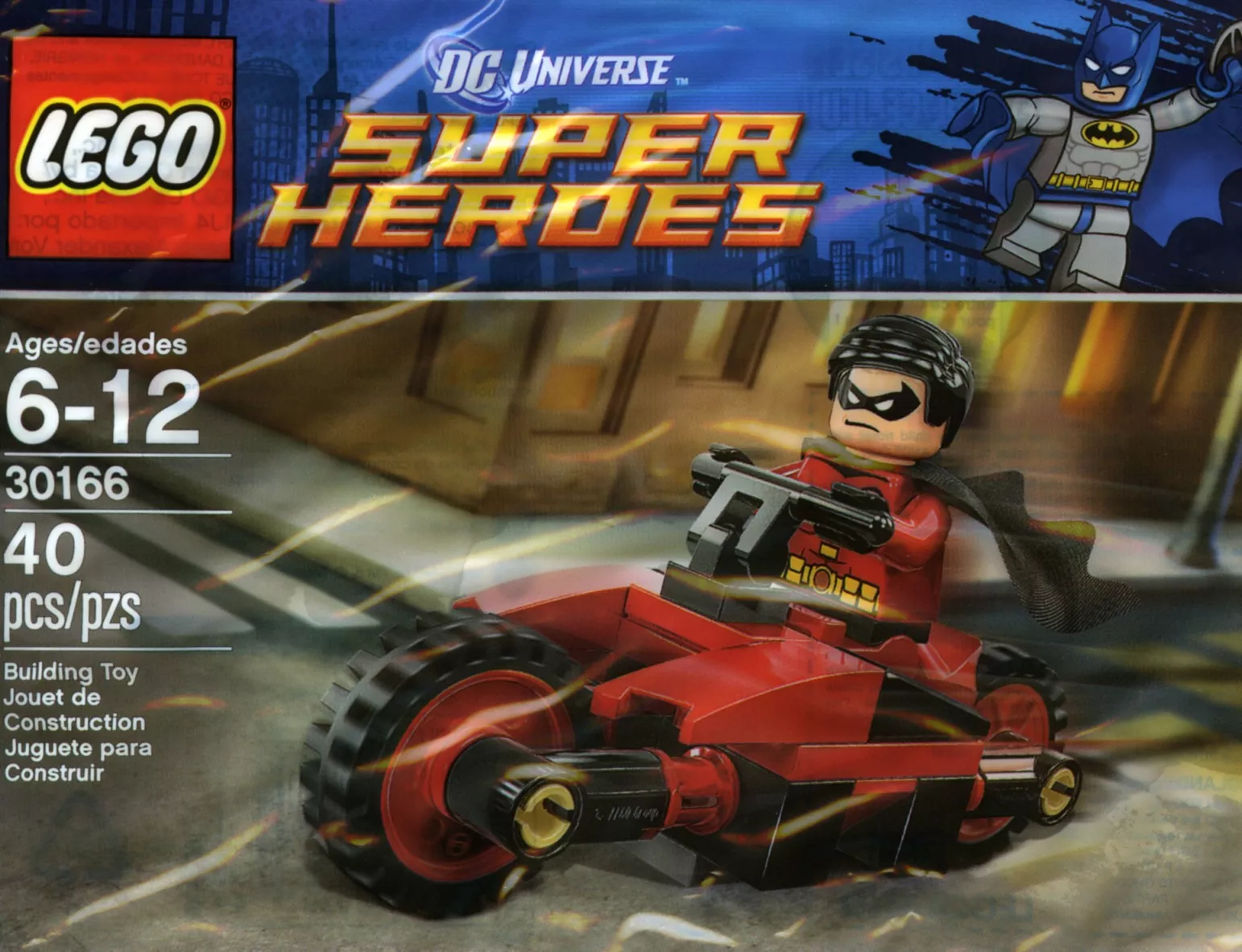 Set LEGO DC Comics Super Heroes 30166 Robin and Redbird Cycle