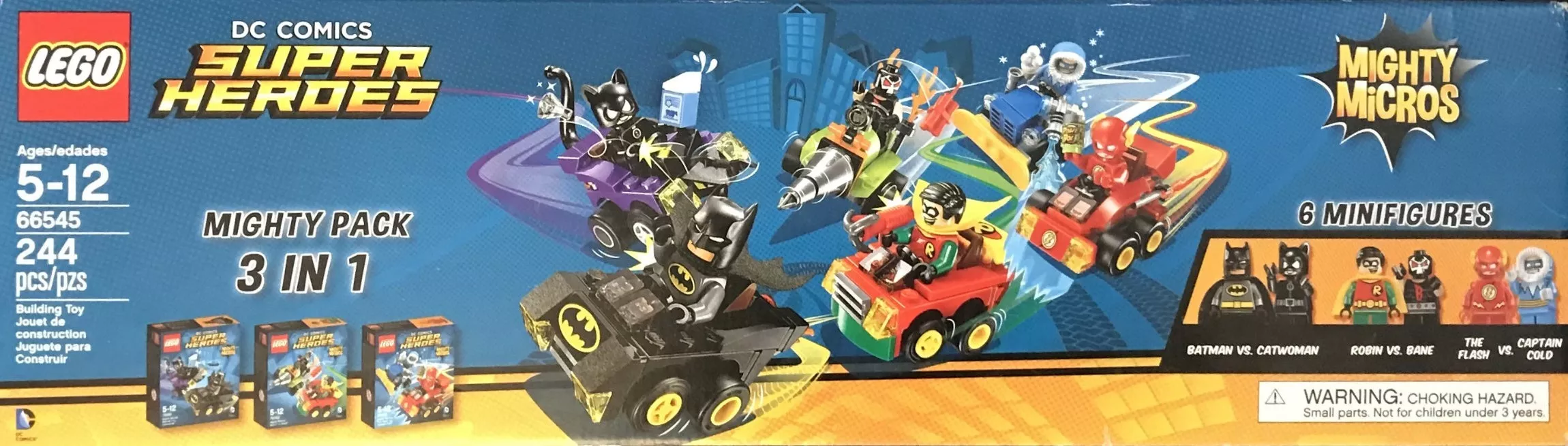 Set LEGO DC Comics Super Heroes 66545 Mighty Micros Mighty Pack 3 in 1